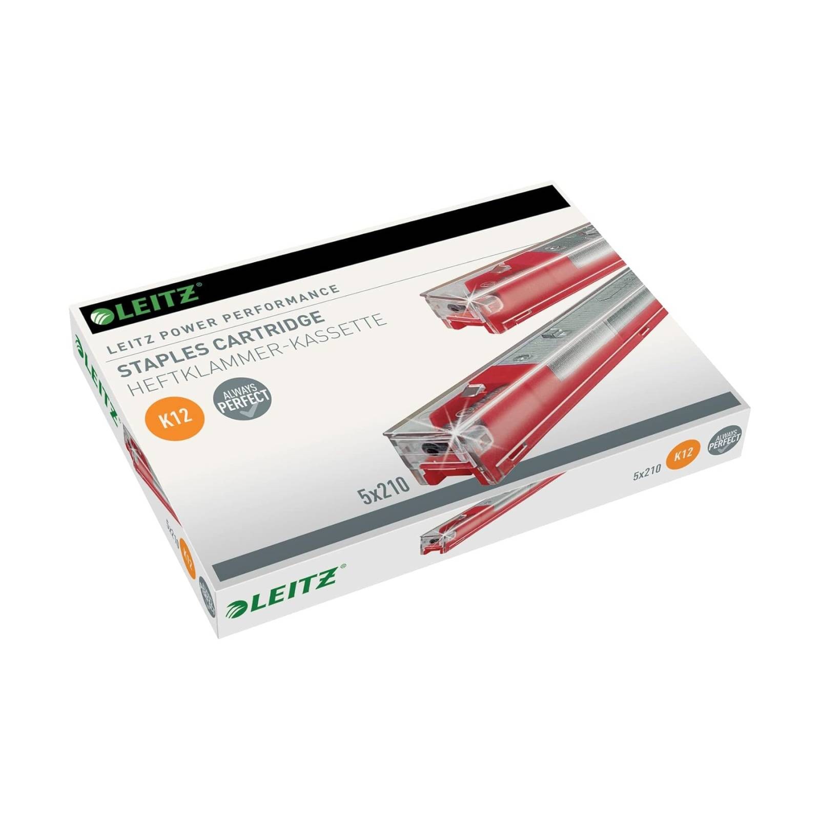 Leitz Power Performance K10 Green 5 x 210 Staple Cartridge Red (55940000)