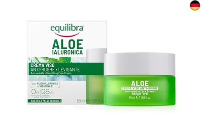 equilibra Gesicht, Aloe Anti-Falten-Gesichtscreme, Gesichtscreme mit