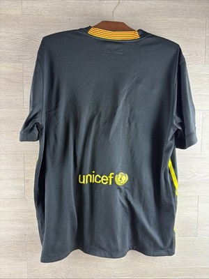 2013/14 Nike FC Barcelona Third Kit Jersey Men's Large Black