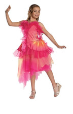 Wicked Glinda Costume Girls S/P 4-6X Upland Oz Dust Deluxe Dress NWT