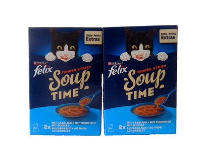   FELIX Original Soup Fischgeschmack mit Dorsch & Thunfisch   6 x 48 g