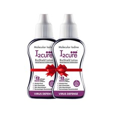 I2Cure BioShield Sanitizer Lotion Antibacterial 15ml x2