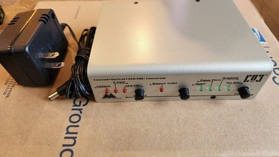 M-AUDIO MIDIMAN Coaxial Optical AES EBU Converter CO3 with Power AC adapter