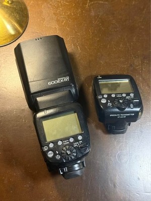 Canon 600 EX-RT speedlite flash and st-et-r3 flash transmitter