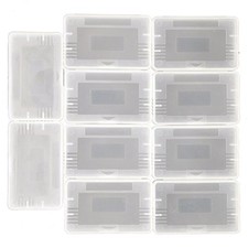 Lot Of 20 Clear Plastic Game Cartridge Card Box Case Cover For Game Boy GBA GBA