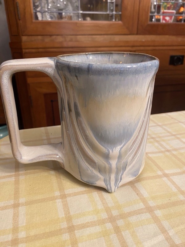 Bayo Studio Art Pottery Arts & Crafts Style Coffee Mug Hand Made - Excellent