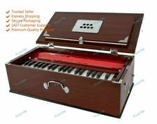 Best High Quality Safri Double Bellow Folding Harmonium 39 Keys Two Reed