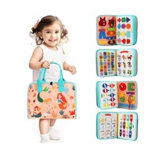 Toddler Busy Board Montessori Toys for Toddlers 1-3 Year Old Educat... Fast Ship