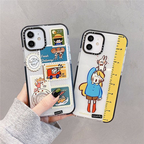 Cartoons Cute Measure Height Girl Phone Case For Iphone 13 Pro Max Xr 8p 11 12 Ebay