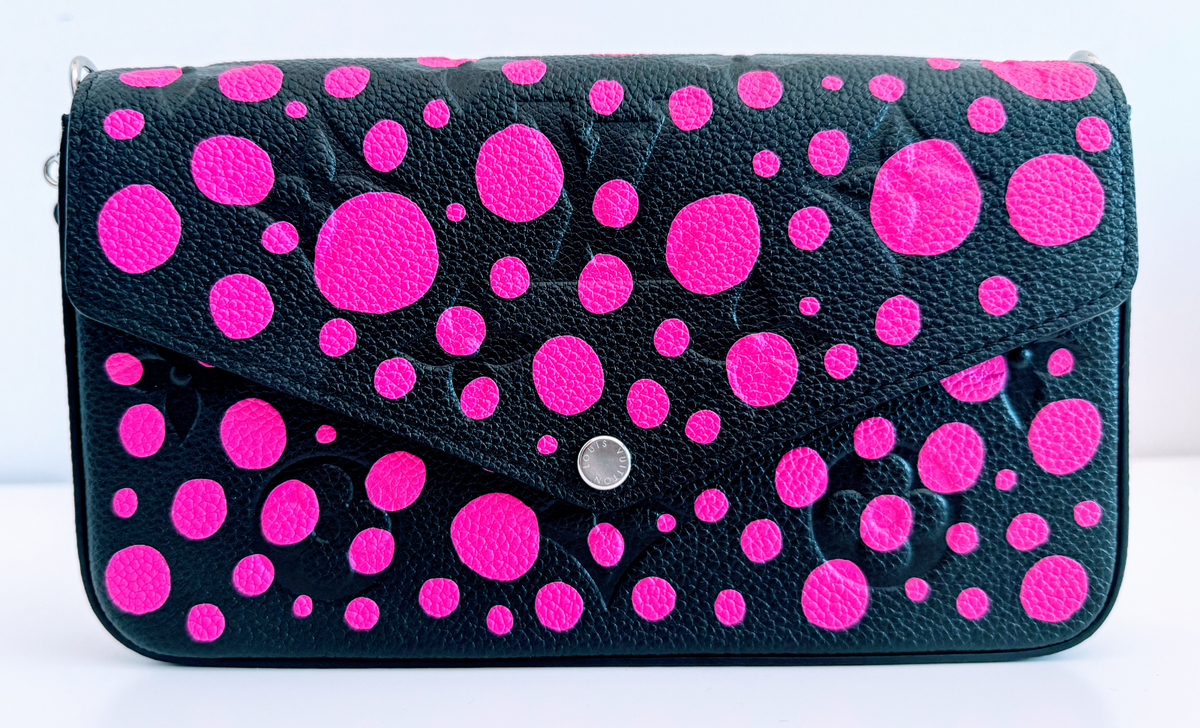 Louis Vuitton LV Yayoi Kusama YK Monogram Felicie Pochette Louis Vuitton LV Yayoi Kusama YK Monogram Felicie Pochette