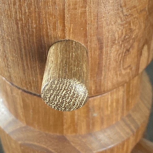 1 BOUCHON EN BOIS DE TECK CONIQUE CHEVILLE DE LIÈGE POUR BROYEUR À POIVRE DANSK AGITATEUR À SEL - Photo 9/12