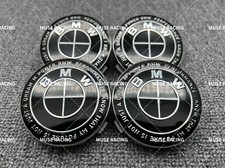 Bmw Competition All Black Alloy 56mm 68mm Wheel Center Cap Hub Caps