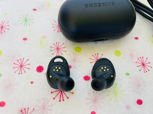 Samsung Gear IconX SM-R140 Black Wireless Bluetooth Earbuds for sale ...