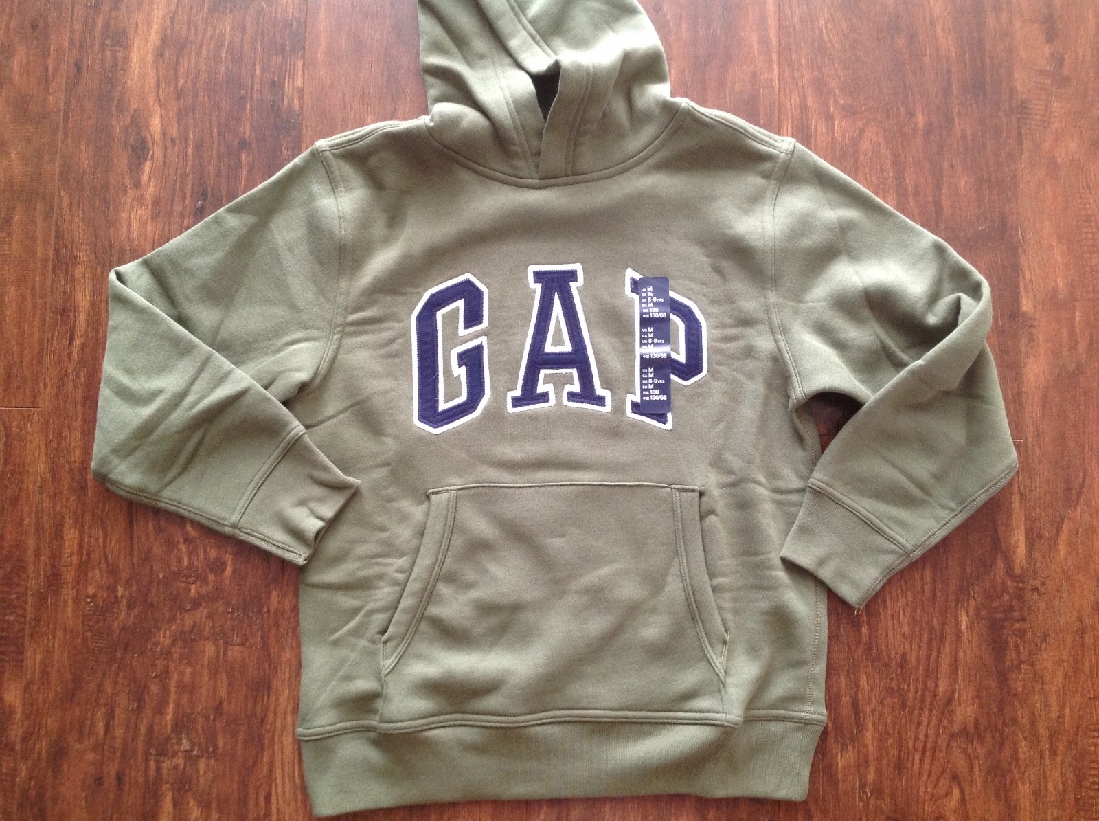 gap campus green hoodie