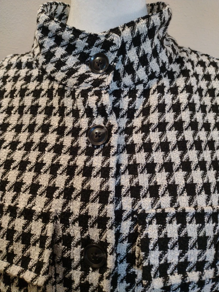 Women's Y2k Hounds Tooth  Cropped Jacket  Office - Image 2 of 4