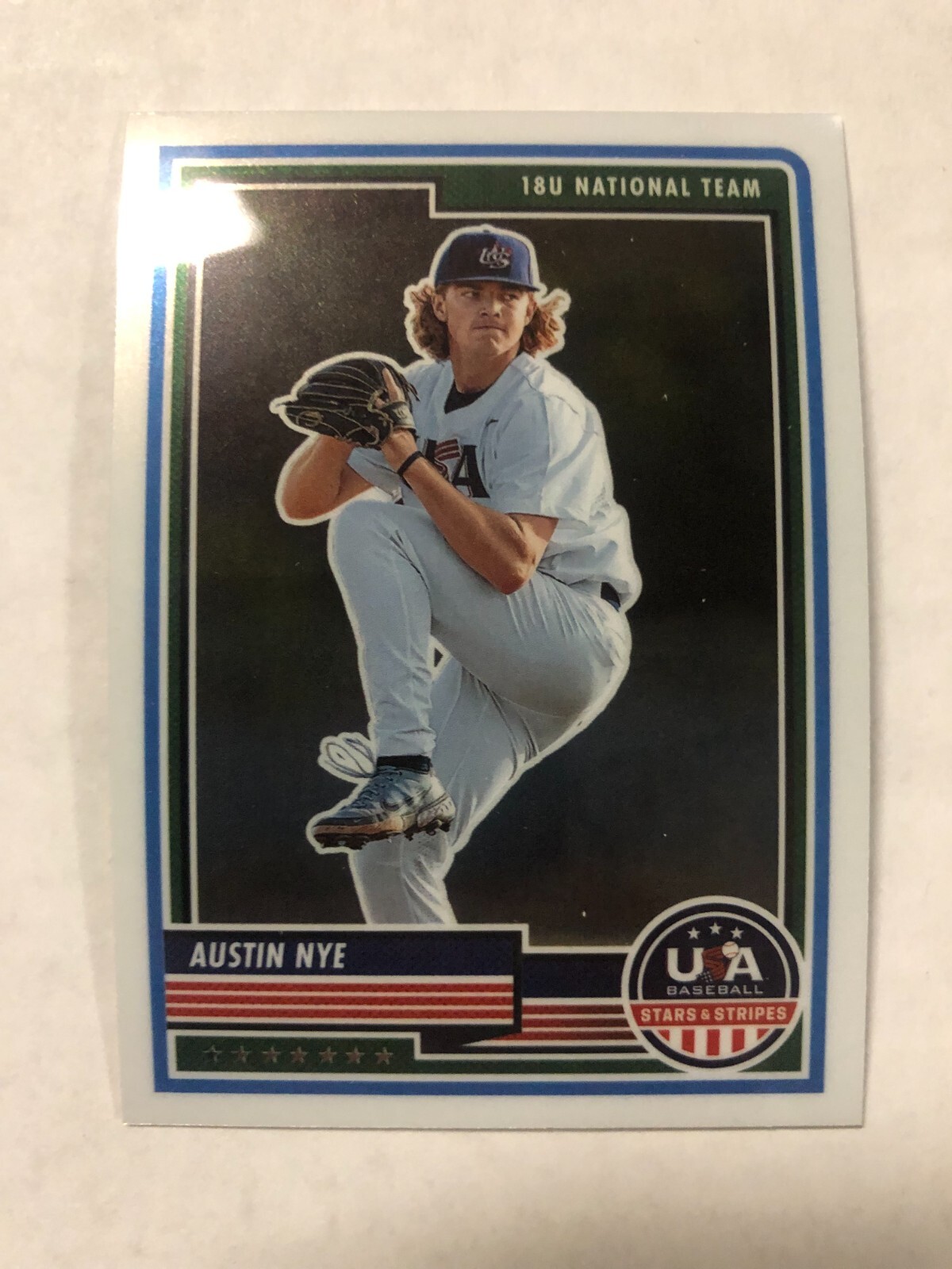 2023 Panini Stars & Stripes USA Baseball (Optichrome) 13 Austin Nye