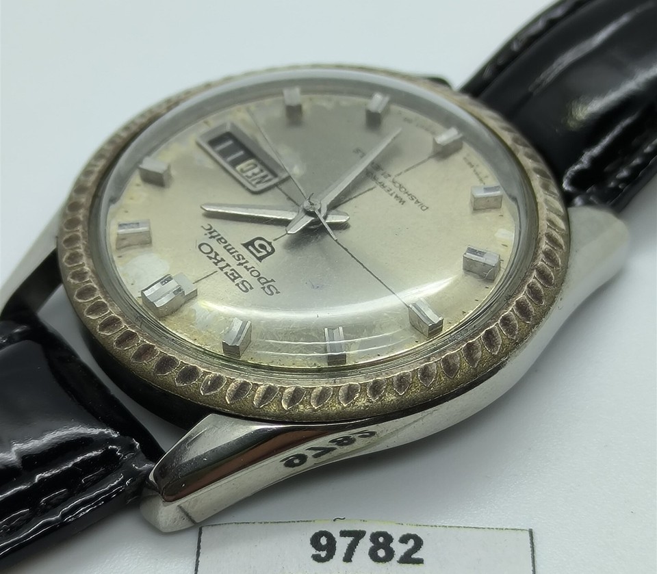 PROJECT TO FIX SEIKO DOLPHIN 6619 8090 DAY DATE AUTO SS MENS EU SHIP