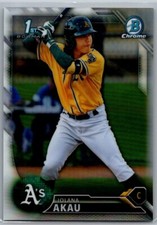 2016 Bowman Chrome 1st Bowman Refractor /499 Iolana Akau #BCP22 Athletics