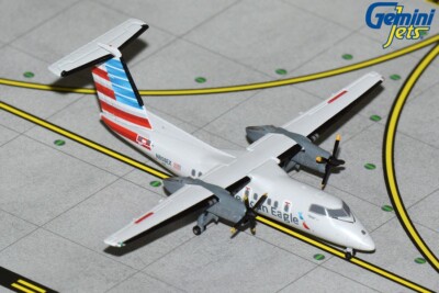 GEMINI JETS AMERICAN EAGLE BOMBARDIER DASH 8 Q100 1:400 GJAAL1707 IN STOCK