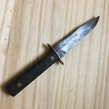 Vintage 1940s Imperial Fixed Blade Knife Dagger Made In USA 9"L Bakelite Handle