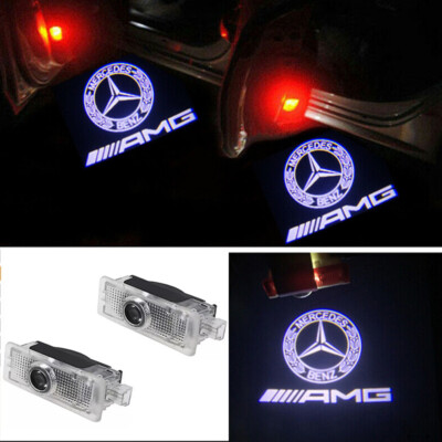 2X LED Door Courtesy New AMG Light Ghost Shadow Laser for MB CLS CLA