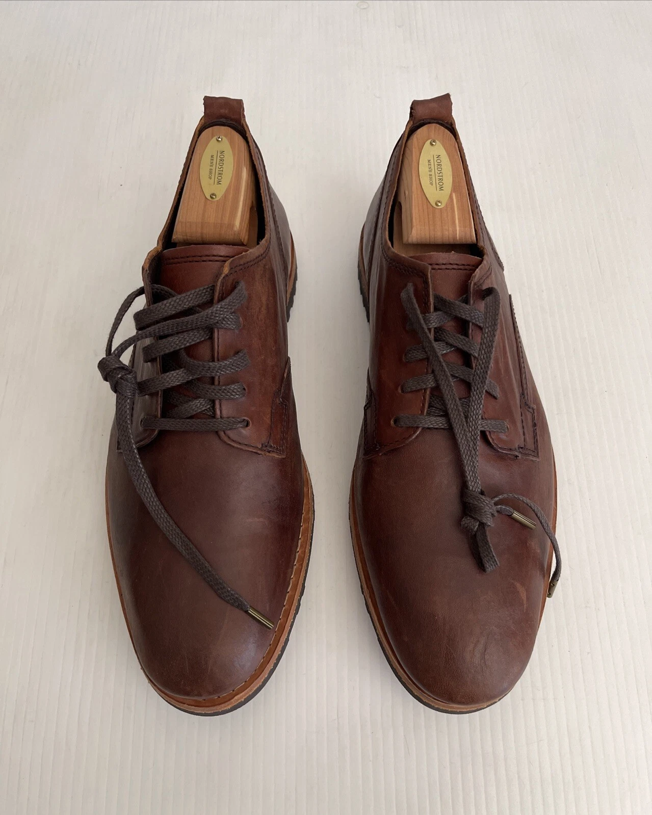 NUOVA scarpa Oxford Timberland Boot Company Bardstown punta liscia marrone 11US (Q62)