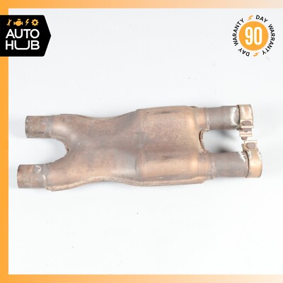 05-07 Maserati Quattroporte M139 Exhaust Mid Pipe Center Resonator Silencer OEM