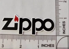 Zippo Lighter Waterproof Glossy Logo Decal Sticker 3"x1"