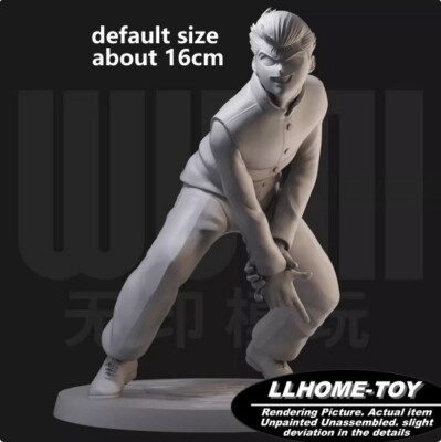 Anime Yuusuke Urameshi Fight Resin 3D Print GK Figure DIY Model Unpainted