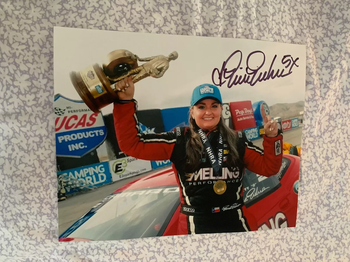 Erica Enders Stevens Signed 8 X 10 Photo Nhra Drag Racing 2022