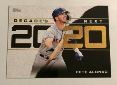 2020 Topps Series 1 Baseball Decades Next PETE ALONSO Mets #DN-11