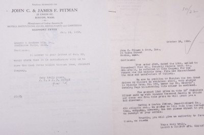 1932 Lamson Goodnow John C and James F Pitman Boston MA Billing Ephemera P146J