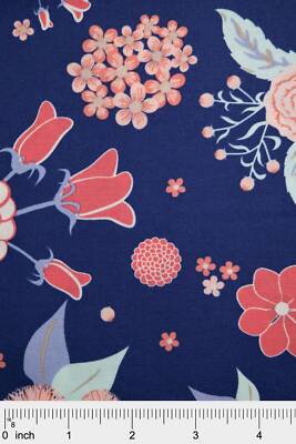 Wanderlust Main Floral Navy