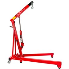 Big Red Torin 1-Ton Hydraulic Folding Engine Crane, Lifting Range 160-2040 mm