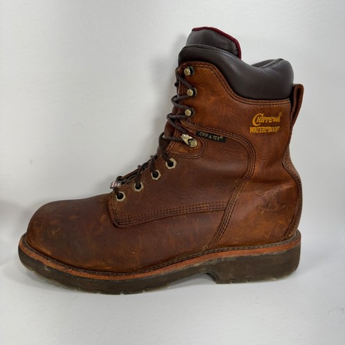 Stivali Chippewa 25227 taglia 9,5 D 8" impermeabili lisci stringati made in USA - Foto 5 di 12