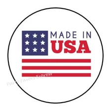 MADE IN THE USA ENVELOPE SEALS LABELS STICKERS PARTY FAVORS