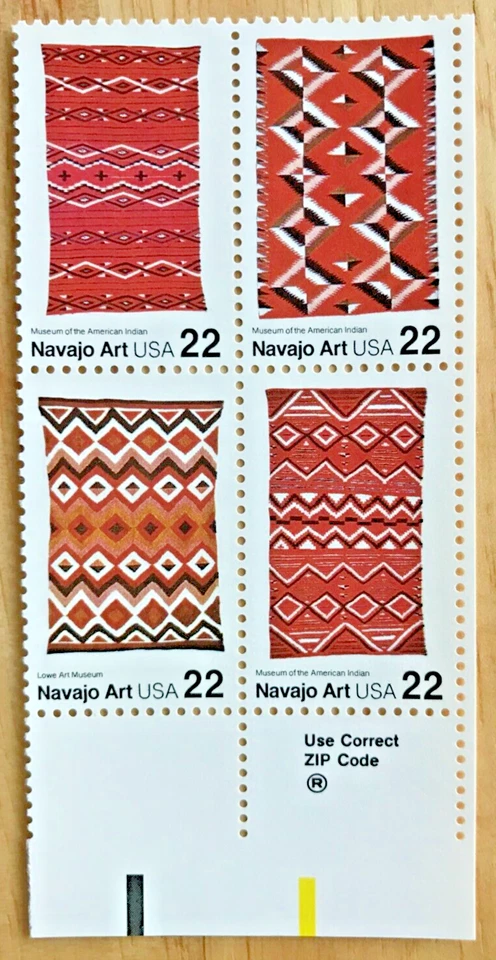 7 UNITED STATES ZIP CODE SETENANT BLOCKS OF 4 STAMPS MNH - Image 2 of 4