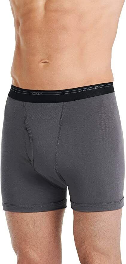 Jockey L2418 Underwear Classic Cotton Mesh Boxer Brief 3 Pack Jockey L2418 Underwear Classic Cotton Mesh Boxer Brief 3 Pack
