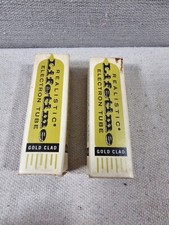 NOS Realistic 1X2B Lot of 2 Radio/Amplifier/TV Vacuum Tubes with Boxes