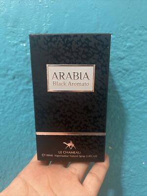 Arabia Black Aromato by Le Chameau EDP for Him 3.4 FL OZ.