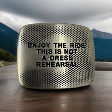 Brighton Buckle ENJOY THE RIDE for 1 3/8" Belt New without tag