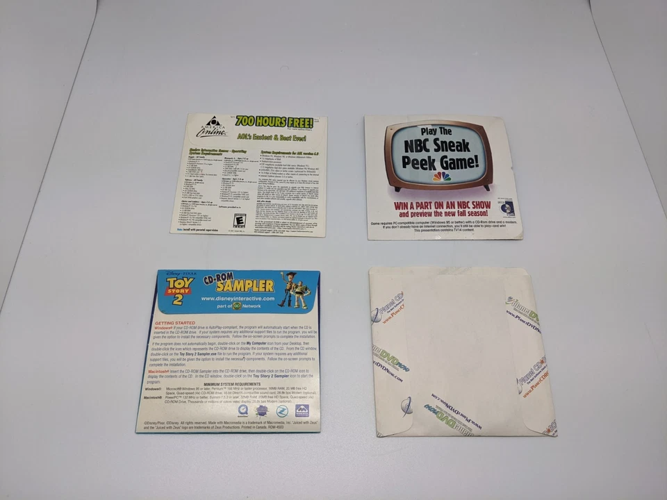 4 Vintage CD-ROM Windows 95+/Mac Games -Toy Story 2, Operation, NBC Sneak Peak + - Image 2 of 4