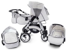 Urbano GagaDumi Baby Carrozzina 3in1 Passeggino trio OVETTO AUTO 20% SALE