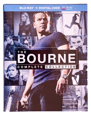 The Bourne Complete 5-Film Collection [New Sealed Blu-ray] Boxed Set,w/ Slipcase