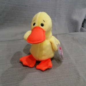 ty beanie baby quackers 1993
