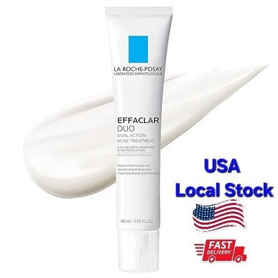 La Roche Posay Effaclar Duo Dual Action Acne Treatment 1.35 oz Exp. 02/2026
