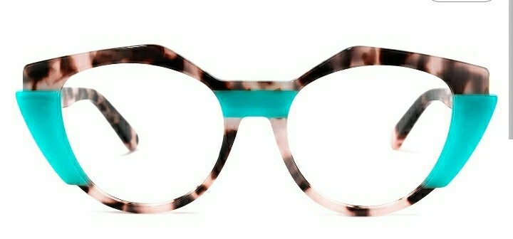 Vogueme Eyeglass Frames Lenore WA498248 01 Pink Tortoise Full Rim G925