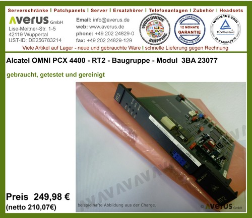 Montaje Alcatel OMNI PCX 4400 RT2 3BA23077 / Rg. IVA incluido - Imagen 2 de 3