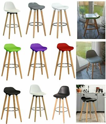 Breakfast Bar Stool Compact Kitchen Padded Stools High Chair