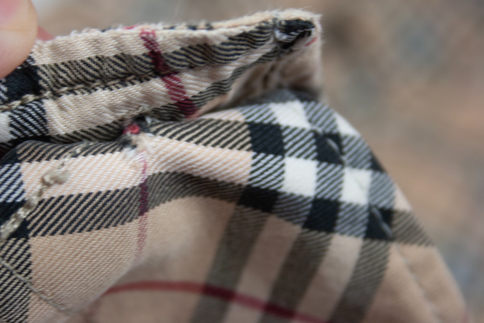Burberry 00S Logo Nova Check Plaid Longsleeve Shirt Vintage image 10